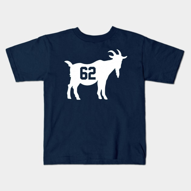 Jason Kelce Goat 62 Kids T-Shirt by ganisfarhan